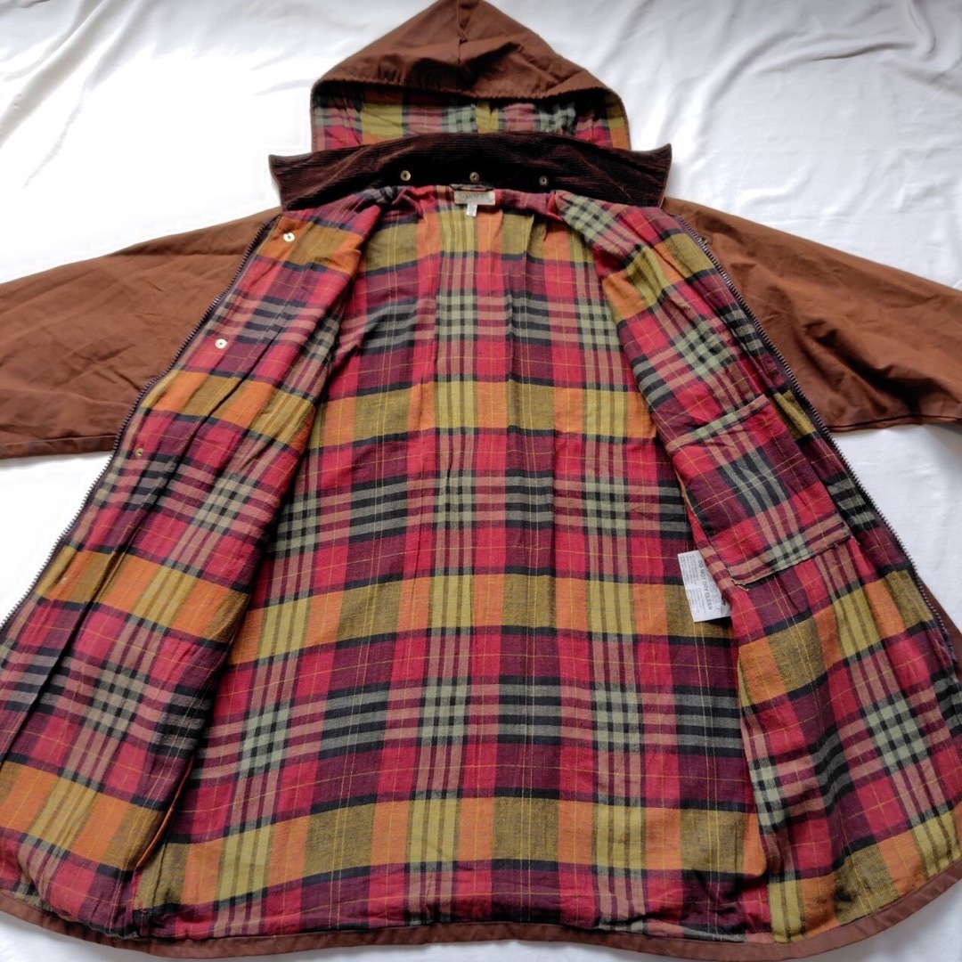 イングランド製 英国製 80s 90s メンズL waschbar ロングコート メンズのジャケット/アウター(モッズコート)の商品写真