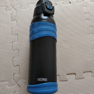 サーモス(THERMOS)の水筒 1L 丸洗い 保冷専用 サーモス ブラックブルー(その他)