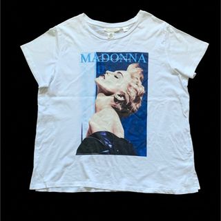 H&M - レア　H&M エイチアンドエム　MADONNA マドンナ プリントTシャツXL