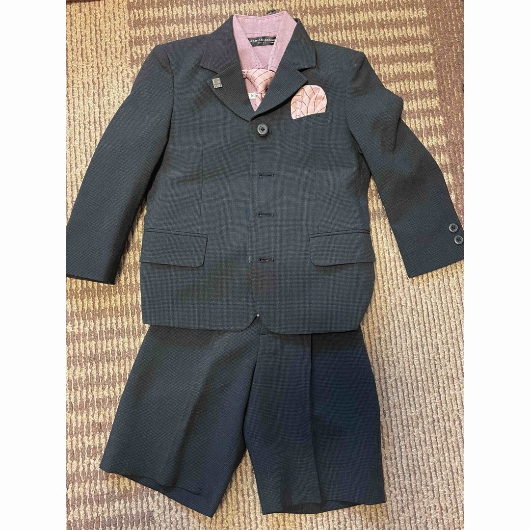 HIROMICHI NAKANO(ヒロミチナカノ)のキッズスーツ　１１０センチ　４点セット キッズ/ベビー/マタニティのキッズ服男の子用(90cm~)(その他)の商品写真