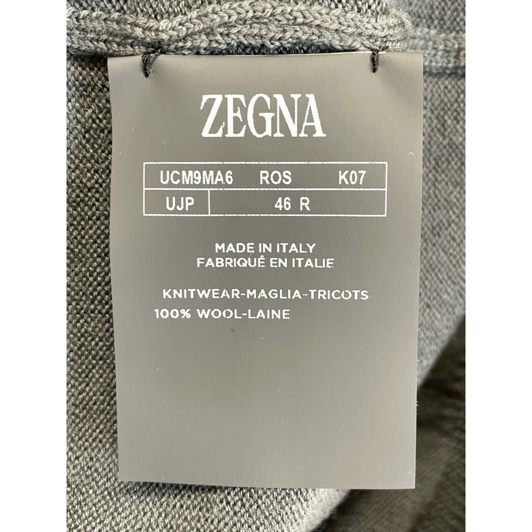 ゼニア 23AWグレー タートルネック 長袖ニット UCM9MA6 XS メンズのトップス(その他)の商品写真