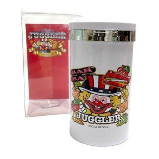 キタデンシ(北電子)のJUGGLER   ジャグラー　アッシュトレイ  灰皿　ホワイト　白【未使用品】(灰皿)