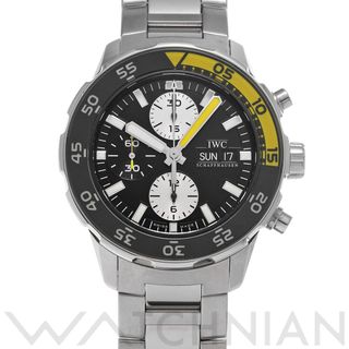 インターナショナルウォッチカンパニー(IWC)の中古 インターナショナルウォッチカンパニー IWC IW376701 ブラック /シルバー メンズ 腕時計(腕時計(アナログ))