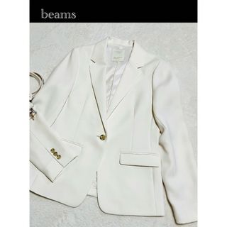 ビーミング ライフストア バイ ビームス(B:MING LIFE STORE by BEAMS)のビームス　白ジャケット　激安SALE(テーラードジャケット)