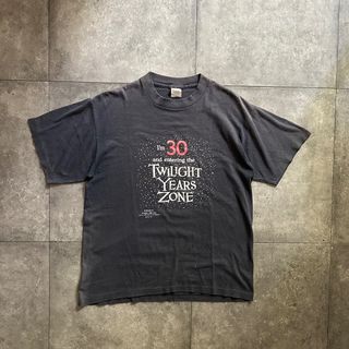 ヴィンテージ(VINTAGE)の80s ヴィンテージtシャツ トワイライトゾーン 記念tシャツ USA製 L(Tシャツ/カットソー(半袖/袖なし))