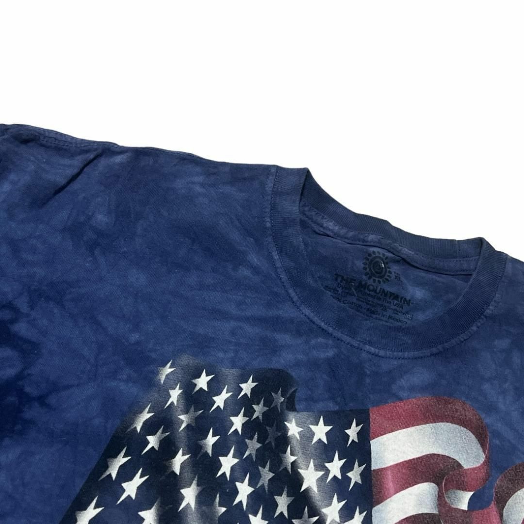 ザマウンテン 半袖Tシャツ アニマルT タイダイ 星条旗 オオカミ e62 メンズのトップス(Tシャツ/カットソー(半袖/袖なし))の商品写真