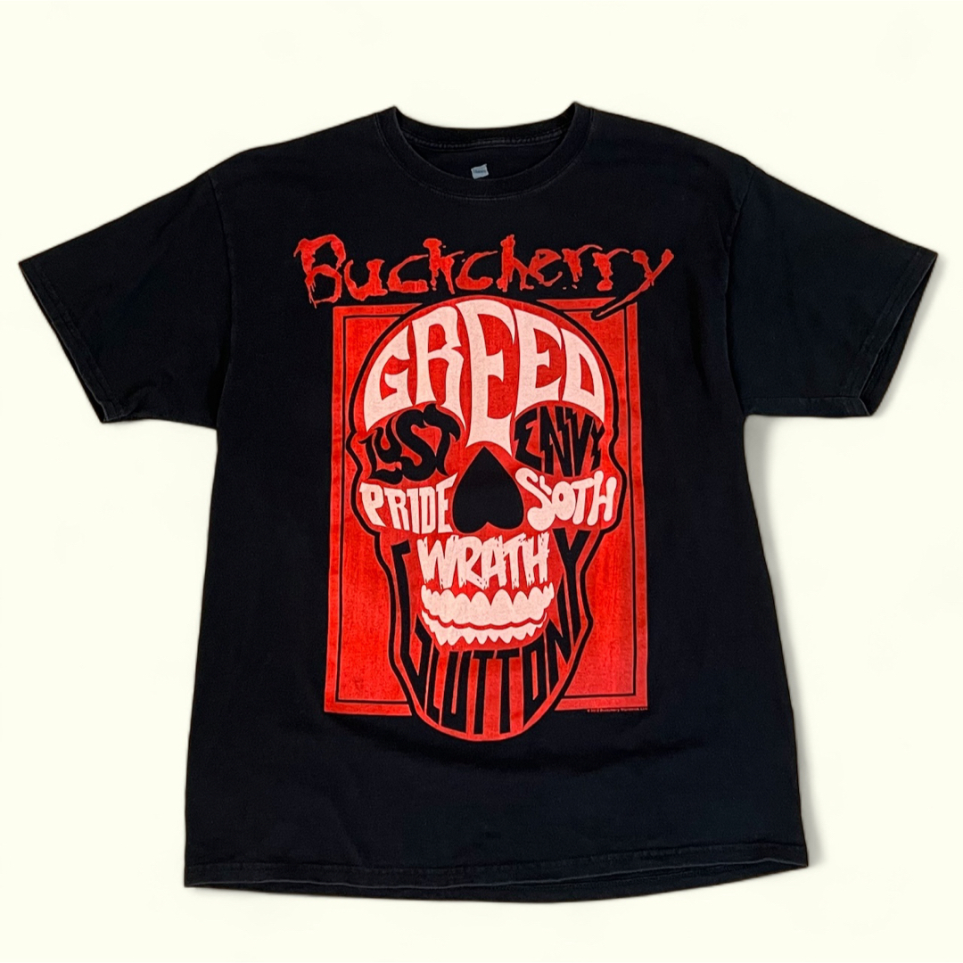 Hanes(ヘインズ)のBUCKCHERRY - SEVEN WAYS TO DIE バックチェリー両面 メンズのトップス(Tシャツ/カットソー(半袖/袖なし))の商品写真