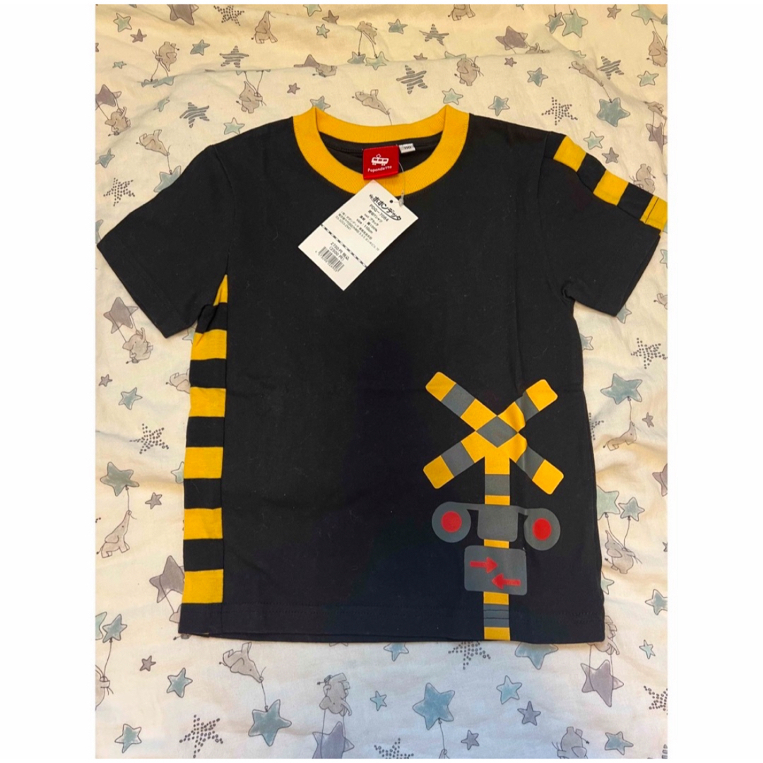 【新品】ポポンデッタ　踏切カンカンTシャツ キッズ/ベビー/マタニティのキッズ服男の子用(90cm~)(Tシャツ/カットソー)の商品写真