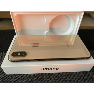 アップル(Apple)のiPhone XS 64GB ゴールド simフリー(スマートフォン本体)