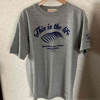 美品　アスレチック ヤシ グレーtシャツ サーフ ｍｔ032(Tシャツ/カットソー(半袖/袖なし))