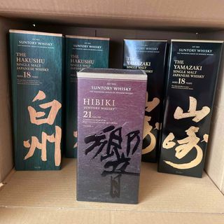 サントリー - 山崎18年2本　白州18年2本　響21年1本　合計5本セット