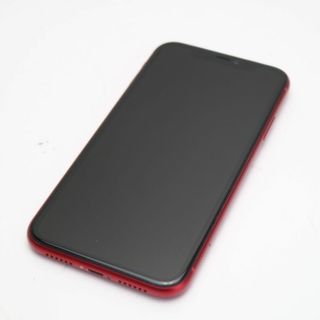 アイフォーン(iPhone)の超美品 SIMフリー iPhone 11 64GB プロダクトレッド  M777(スマートフォン本体)