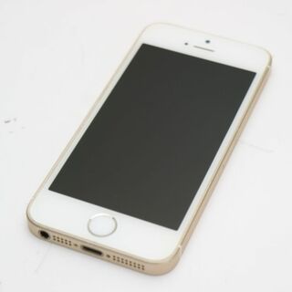 アイフォーン(iPhone)の超美品 SIMフリー iPhoneSE 64GB ゴールド  M777(スマートフォン本体)