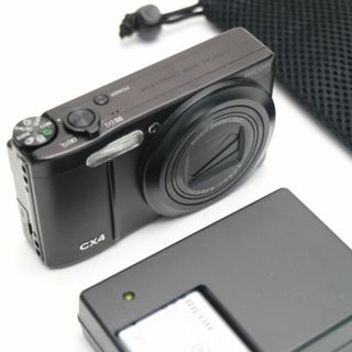 リコー(RICOH)の超美品 RICOH CX4 ブラック  M777(コンパクトデジタルカメラ)