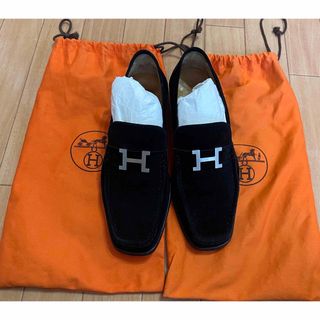 エルメス(Hermes)のHERMES Hロゴローファー(スリッポン/モカシン)