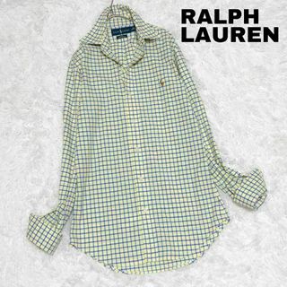 ラルフローレン(Ralph Lauren)の33X ラルフローレン ストレッチOXFORD BD長袖シャツ レディース古着(シャツ/ブラウス(長袖/七分))