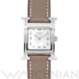 エルメス(Hermes)の中古 エルメス HERMES HH1.235 ホワイトシェル レディース 腕時計(腕時計)