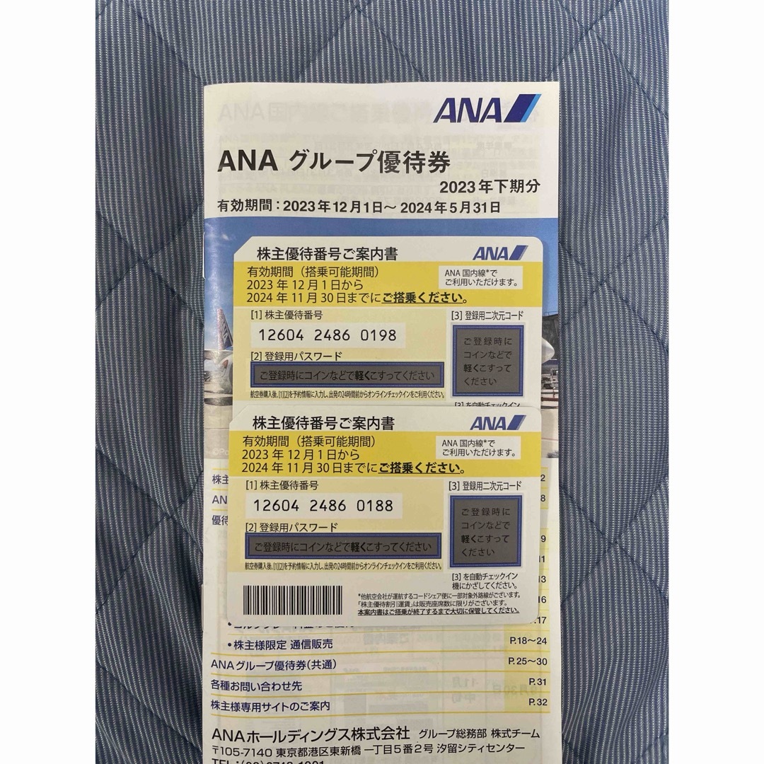 たーさんANA チケットの優待券/割引券(その他)の商品写真