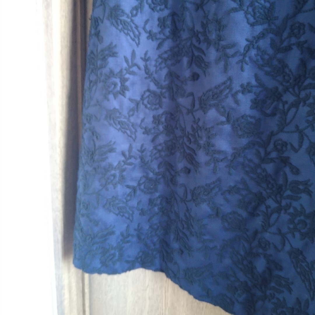 AMACA(アマカ)のAMACA　刺繍　七分袖ワンピース レディースのワンピース(その他)の商品写真