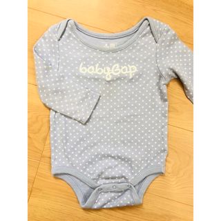 ベビーギャップ(babyGAP)の☆babyGap/ベビーギャップ☆星柄長袖コットンボディ70☆ (ロンパース)