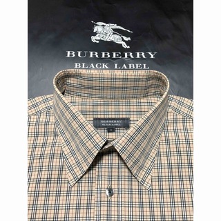 BURBERRY - 新品【日本製】バーバリーブラックレーベル メンズ 半袖シャツ2
