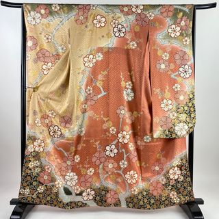 振袖 身丈160.5cm 裄丈65cm 正絹 名品 【中古】(着物)