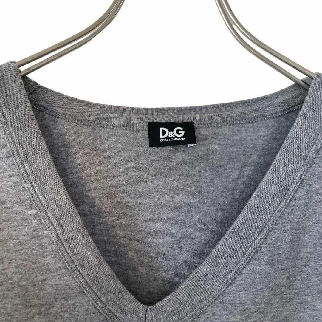 DOLCE&GABBANA(ドルチェアンドガッバーナ)のDOLCE &GABBANA Vネック Tシャツ 絵画 ヴィンテージ イタリア製 メンズのトップス(Tシャツ/カットソー(半袖/袖なし))の商品写真
