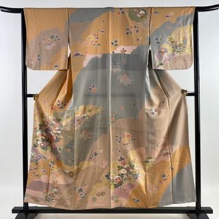 訪問着 身丈156cm 裄丈63.5cm 正絹 名品 【中古】(着物)