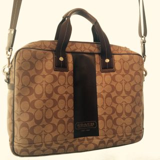 コーチ(COACH)のCOACH コーチ ブリーフケース カバン 鞄 バッグ  ビジネス ヘリテージ(ビジネスバッグ)