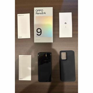 オッポ(OPPO)の【中古・SIMフリー・6か月使用】OPPO Reno9 A ブラック(スマートフォン本体)