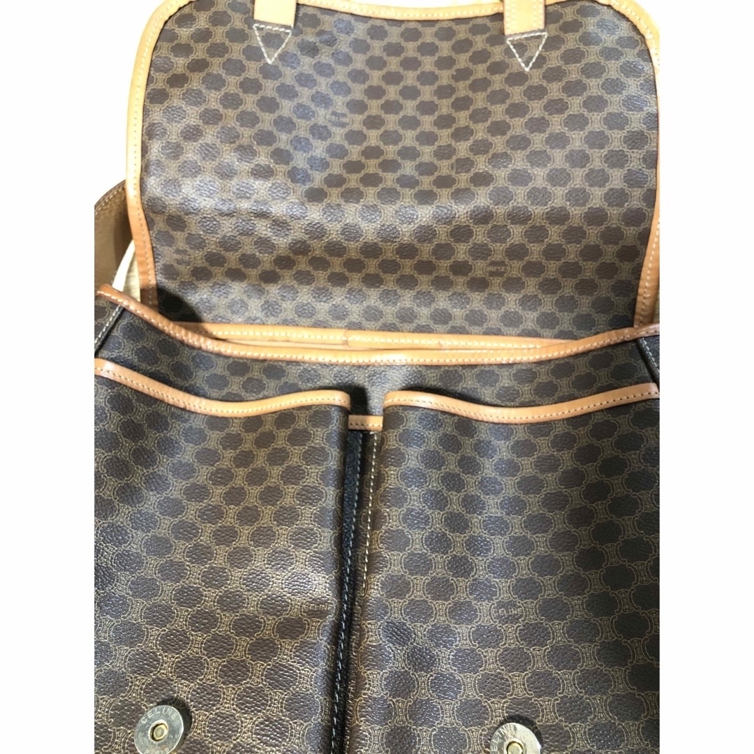 CELINE オールドセリーヌ*マカダム柄ショルダーバッグクロス CELINE オールドセリーヌ*マカダム柄ショルダーバッグクロス