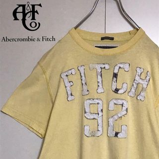 【ダメージ加工ワッペン】 アバクロンビー＆フィッチ　Tシャツ　A1024(Tシャツ/カットソー(半袖/袖なし))