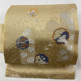 名古屋帯 美品 秀品 正絹 【中古】(帯)