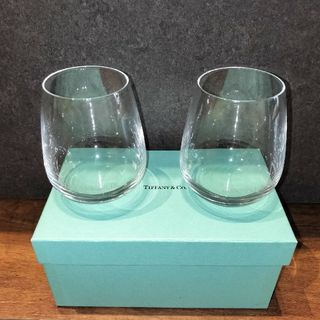 ティファニー(Tiffany & Co.)の美品 TIFFANY＆Co. ティファニー TCO ロゴ グラス 2点(タンブラー)