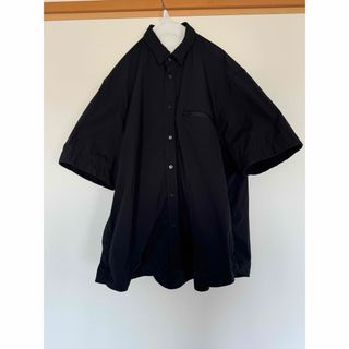 サカイ(sacai)のsacai Taslan Nylon Shirt BLACKサイズ3 半袖シャツ(シャツ)