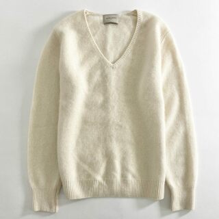 61e4 UNITED ARROWS ユナイテッドアローズ Vネック モヘアニットセーター ベージュ 1513-104-3969 mohair knit sweater