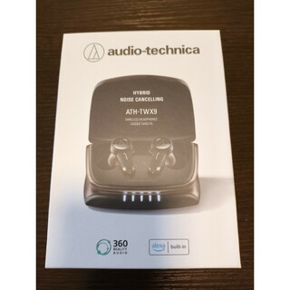 オーディオテクニカ(audio-technica)のaudio-technica ATH-TWX9 美品！(ヘッドフォン/イヤフォン)