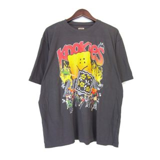 KAPITAL - キャピタル KAPITAL ■ 24SS 【 BUSTER PECKISH BOWY K2403SC117 】 ユーズド 加工 KOOKies イラスト プリント Tシャツ　33301