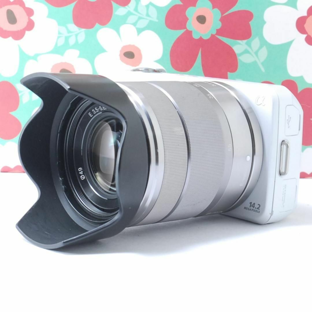 SONY(ソニー)の❤小型軽量ボディ❤SONY NEX-3❤スマホに送れる❤充実性能❤ スマホ/家電/カメラのカメラ(ミラーレス一眼)の商品写真