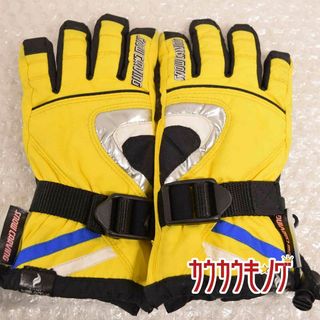 スノーカービング/SNOW CARVING キッズ/ジュニア/子ども用 ヒートクロス/HEATX スノー グローブ/手袋 イエロー サイズ13cm スキー スノーボード(その他)