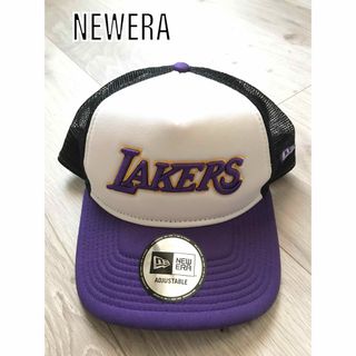 ニューエラー(NEW ERA)の【極美品】NEWERA ニューエラ ロサンゼルス レイカーズ キャップ 帽子(キャップ)