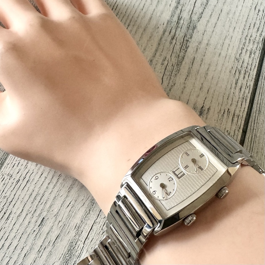 Dunhill - 【電池交換済】dunhill ダンヒル 腕時計 デュアル Dunhill - 【電池交換済】dunhill ダンヒル 腕時計 デュアル