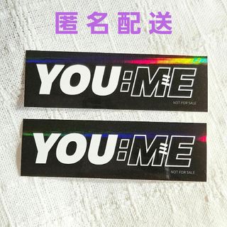 ME:I CD購入特典【YOU:ME ステッカー２枚セット】(アイドルグッズ)