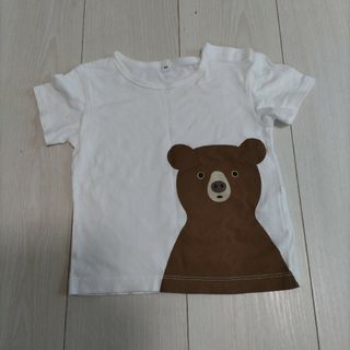 無印良品 くまTシャツ 90