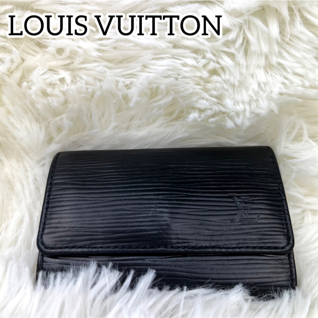 LOUIS VUITTON(ルイヴィトン)の極美品✨ルイヴィトン　エピ　ミュルティクレ6 キーケース　ブラック　M63812 メンズのファッション小物(キーケース)の商品写真