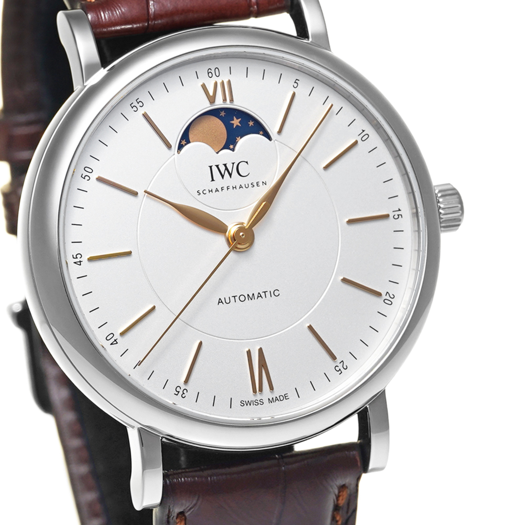 IWC(インターナショナルウォッチカンパニー)のポートフィノ オートマティック ムーンフェイズ Ref.IW459401 中古品 メンズ 腕時計 メンズの時計(腕時計(アナログ))の商品写真