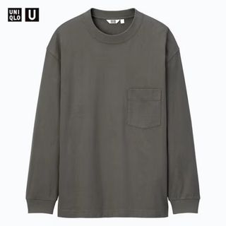 ユニクロ(UNIQLO)のUNIQLO U ユニクロユー クルーネック T(長袖)(Tシャツ/カットソー(七分/長袖))