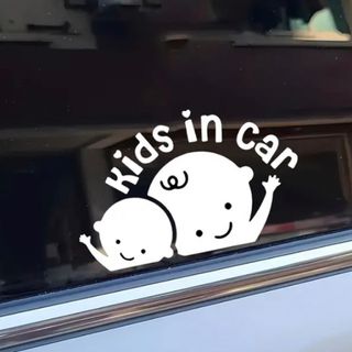 キッズインカー  kids in car ステッカー 車 防水 シール #1(その他)