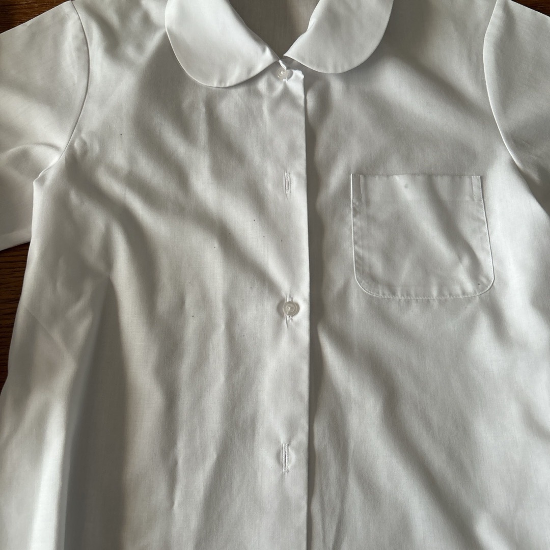 丸襟　半袖シャツ　2枚セット　160 キッズ/ベビー/マタニティのキッズ服女の子用(90cm~)(ブラウス)の商品写真