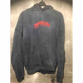 cvtvlist  CTLS usual  hoodie 硫化染め 黒赤(パーカー)